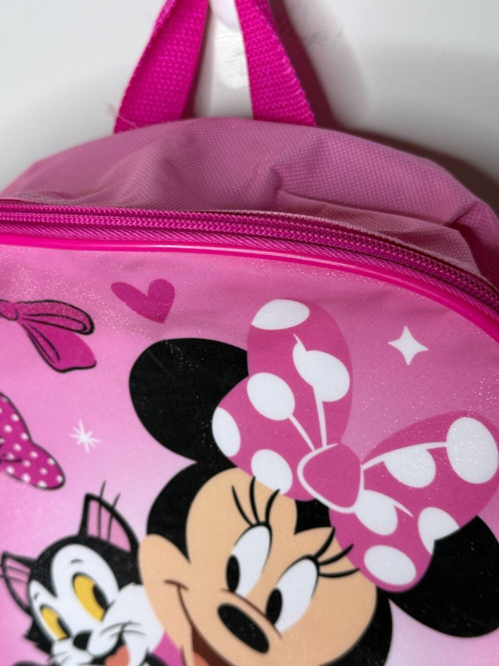 Disney Minnie Mouse Figaro Pink Kids Backpack NWT - Picture 7 of 7